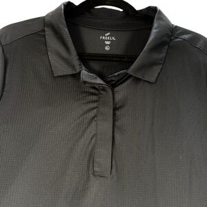 Freely Polo Shirt Womens Size XL Black Athletic‎ Short Sleeve Golf